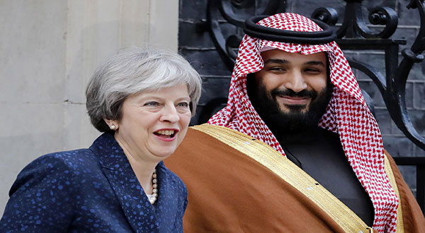 Theresa May, Mohammad bin Salman